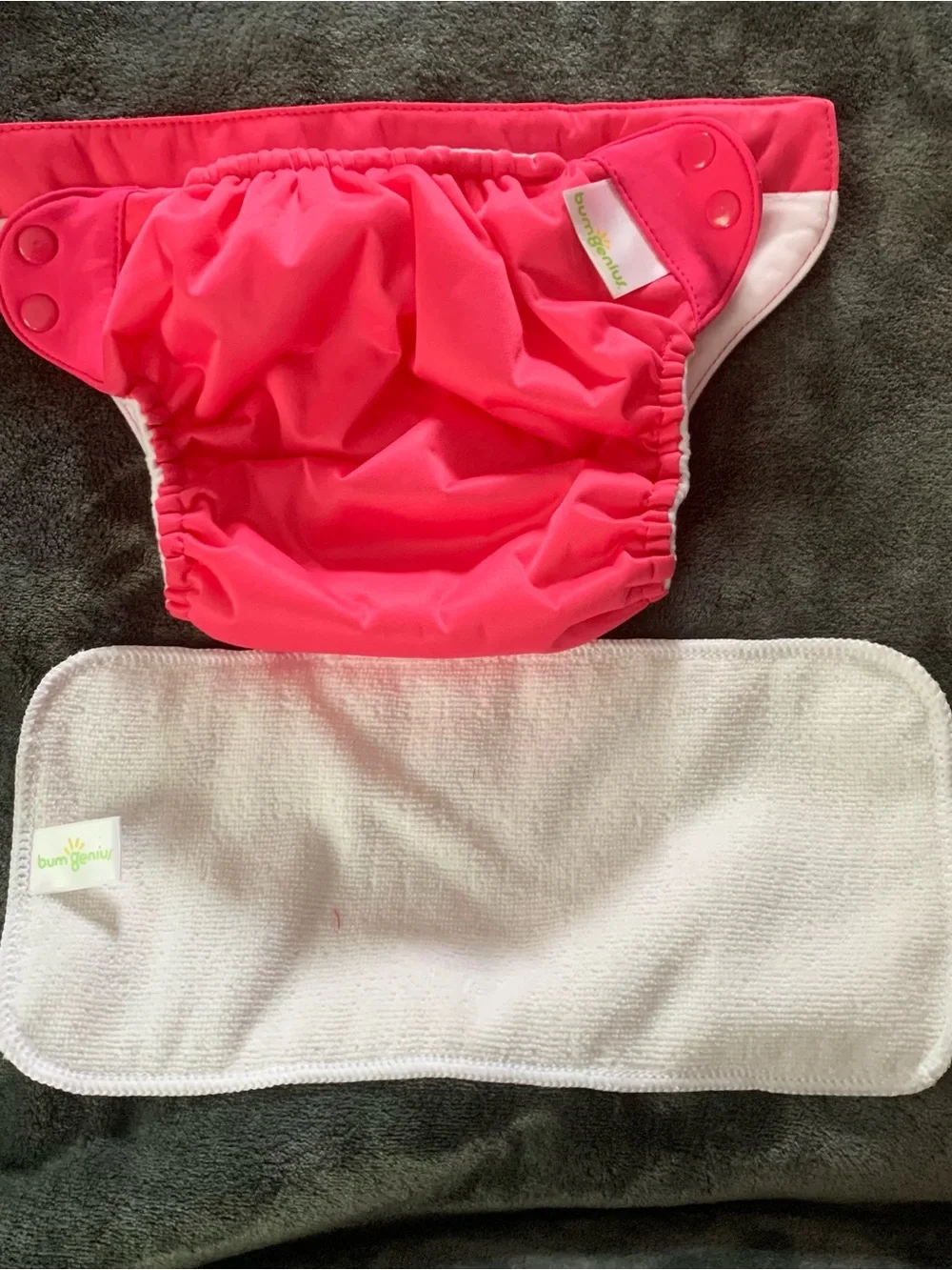 BumGenius Swim Diaper Cover in Hot Pink